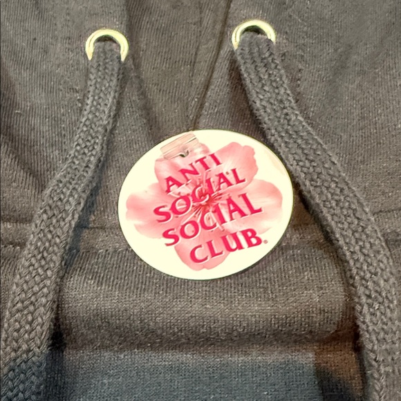 Anti Social Social Club Sleave Hoodie, Size L, NWT - Picture 5 of 8